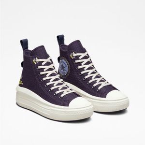 New converse all star move platform sneakers
